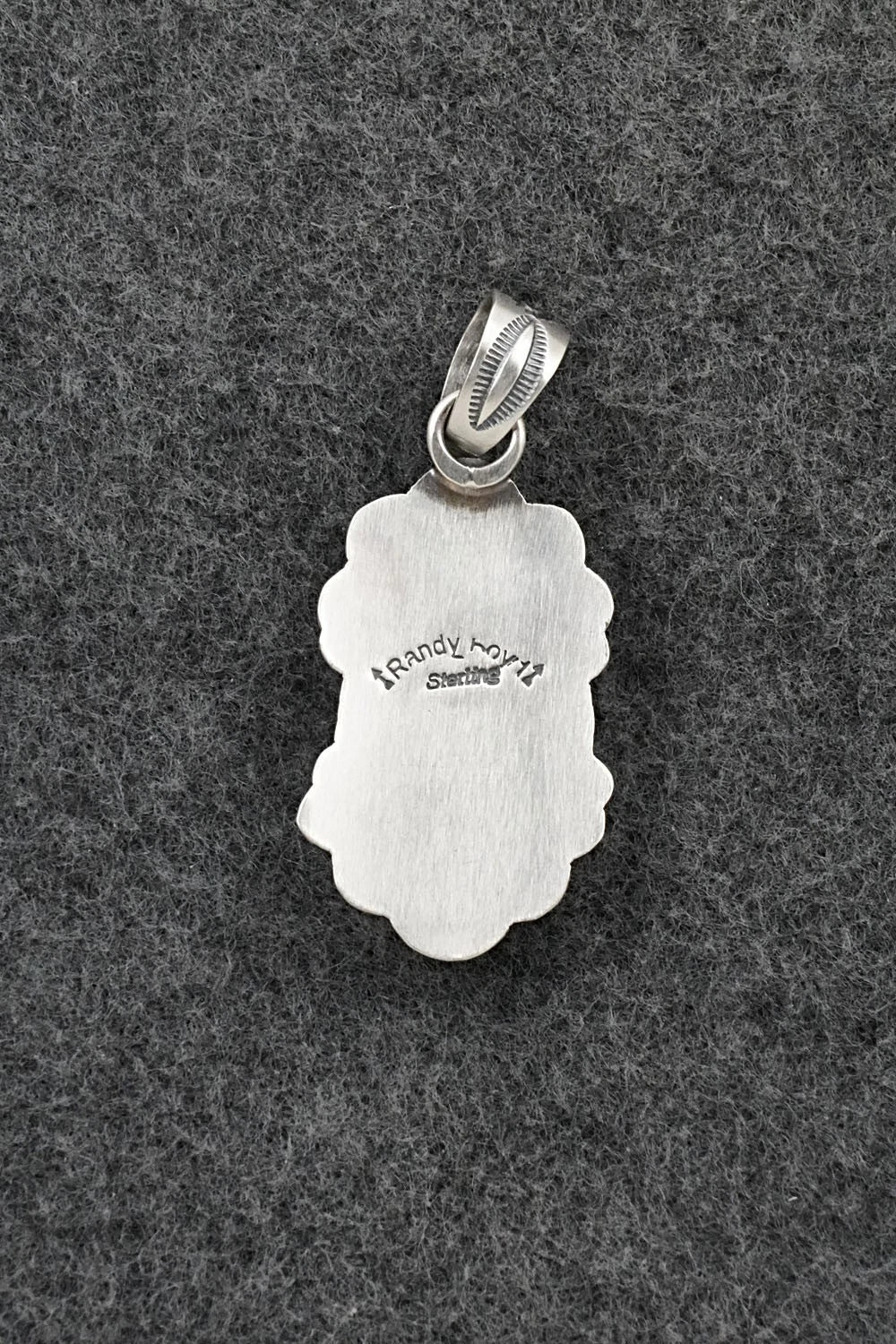Turquoise & Sterling Silver Pendant - Randy Boyd
