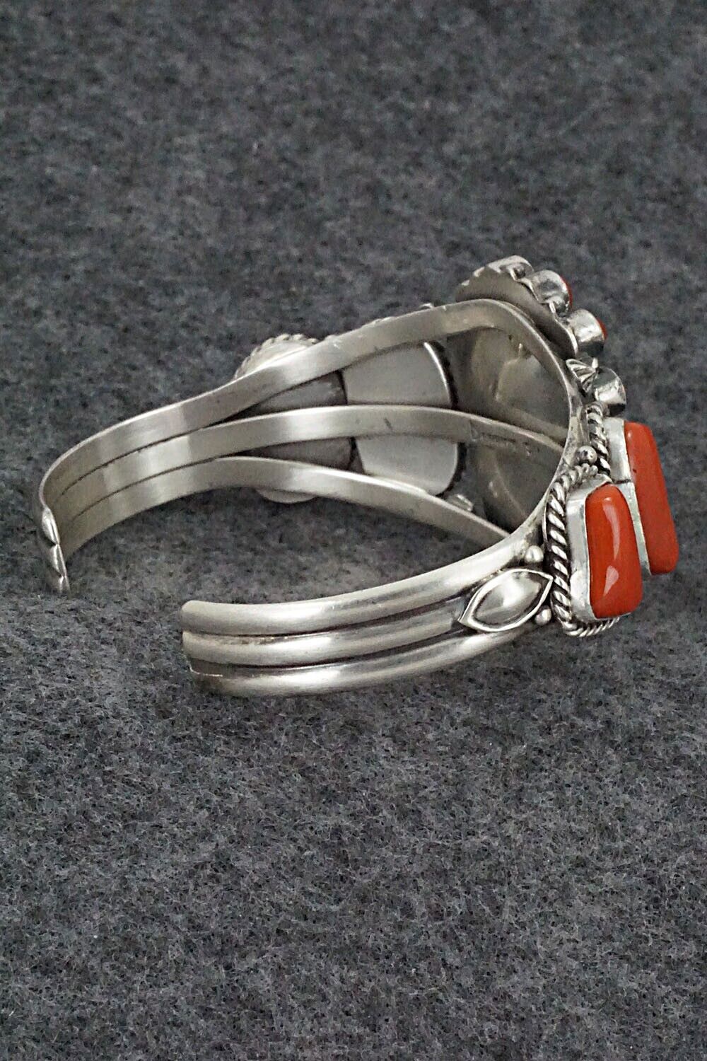 Coral & Sterling Silver Bracelet - Derrick Gordon