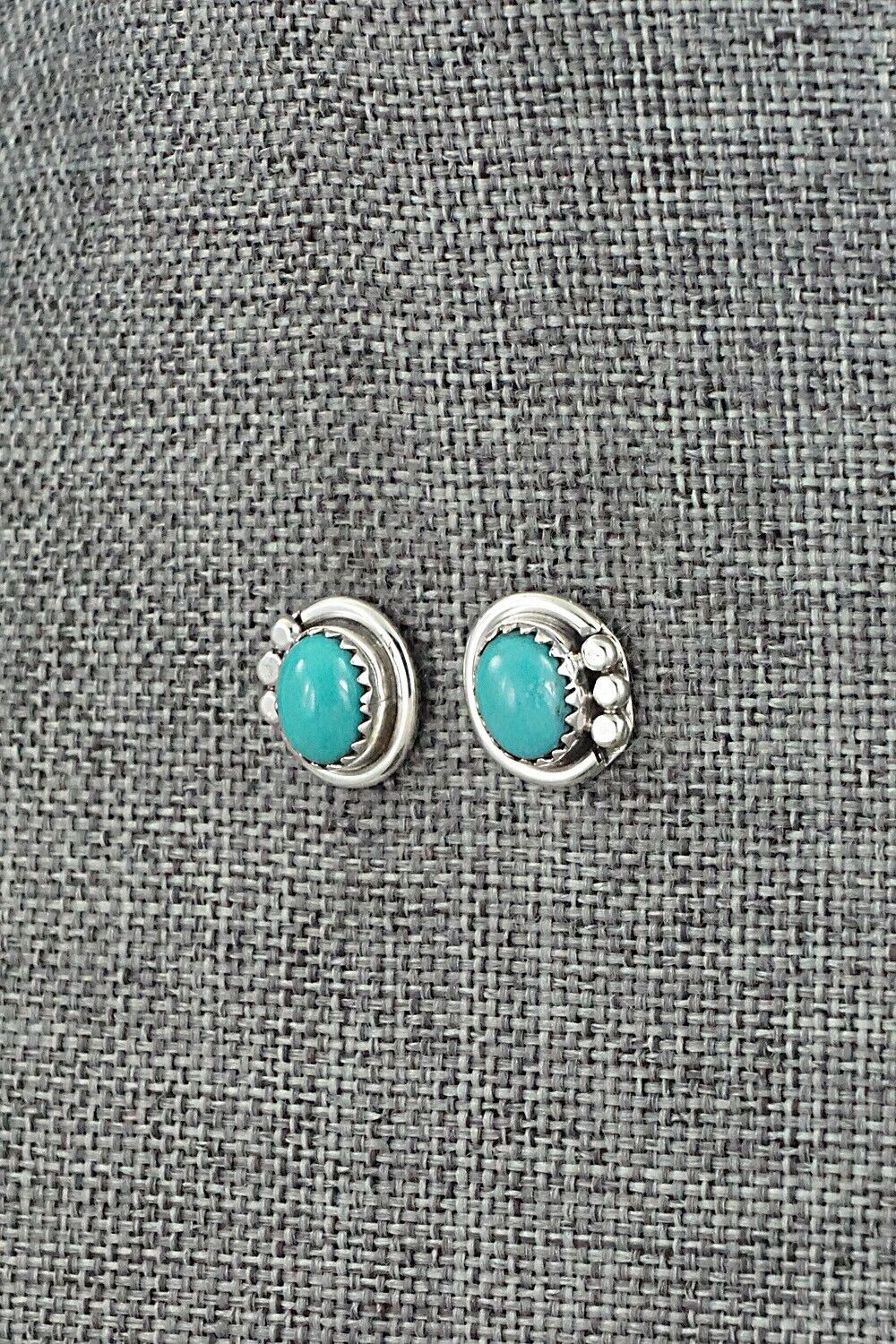 Turquoise & Sterling Silver Earrings - Rita Largo