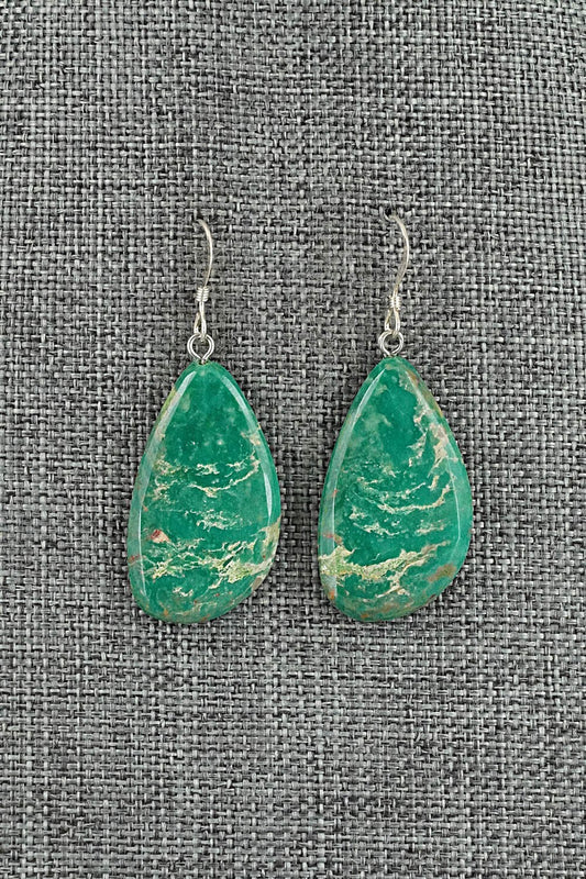 Turquoise & Sterling Silver Earrings - Tammy Nolcot