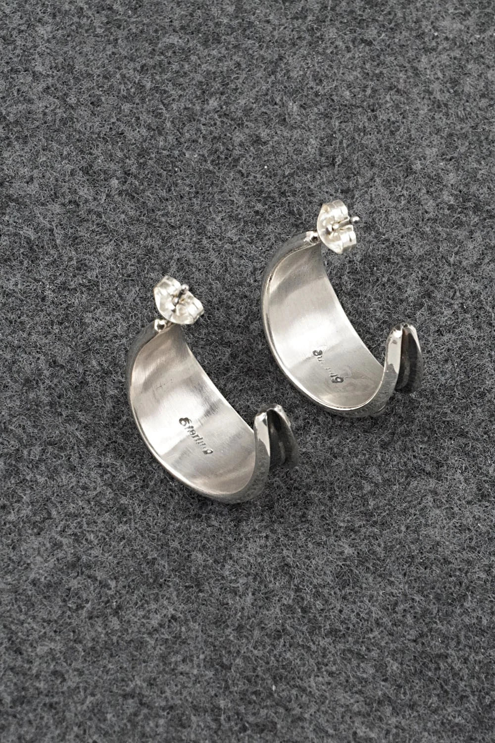 Coral & Sterling Silver Earrings - Paul Largo