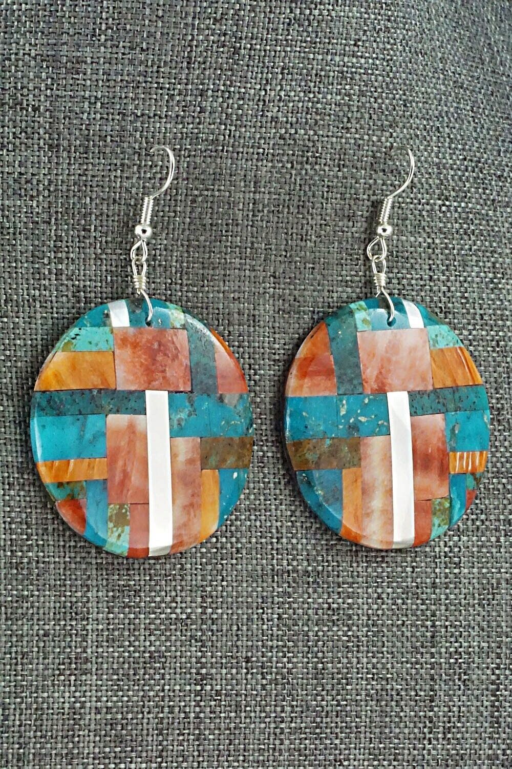 Multi-Stone & Sterling Silver Earrings - Daniel Coriz