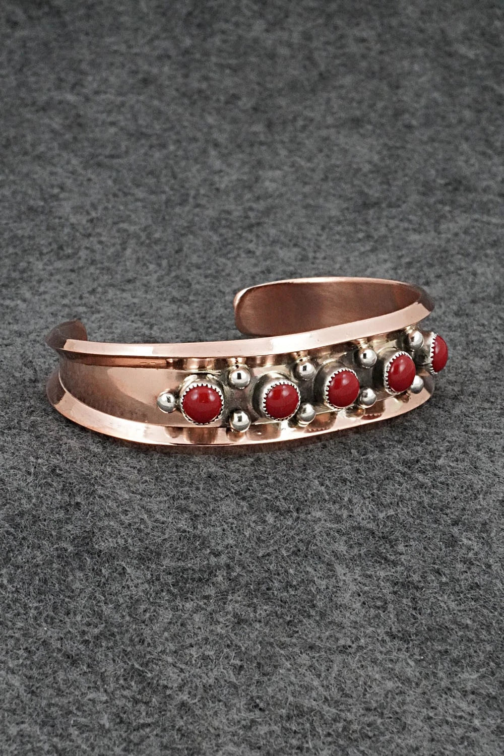 Coral & Copper Bracelet - Paul Largo