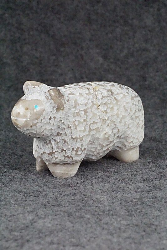 Sheep Zuni Fetish Carving - Rick Quam