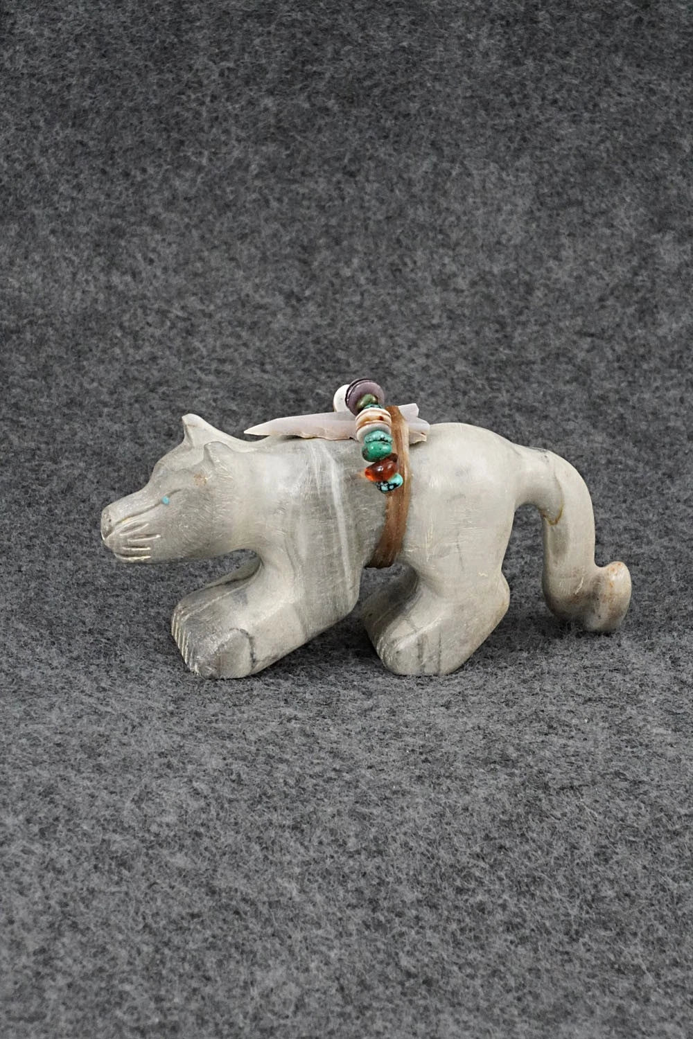 Mountain Lion Zuni Fetish Carving - Douglas Martza