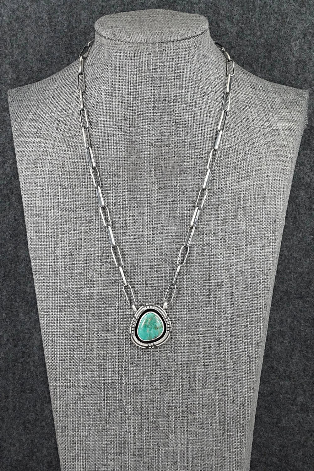 Turquoise & Sterling Silver Necklace - Daniel Benally