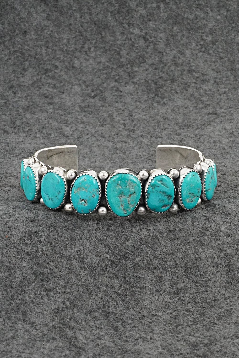 Turquoise & Sterling Silver Bracelet - Wilbert Muskett Sr.
