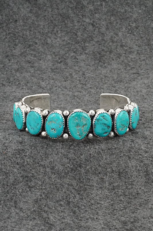 Turquoise & Sterling Silver Bracelet - Wilbert Muskett Sr.