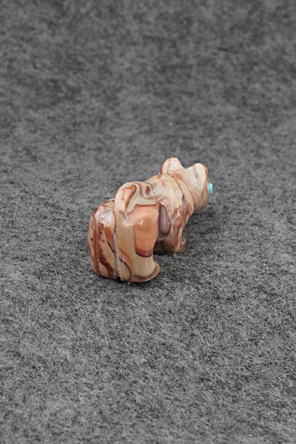 Mountain Lion Zuni Fetish Carving - Ronnie Lunasee
