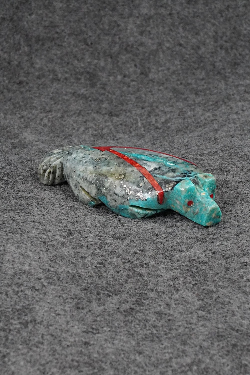 Badger Zuni Fetish Carving - Bernard Laiwekete