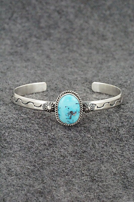 Turquoise & Sterling Silver Bracelet - Samuel Yellowhair