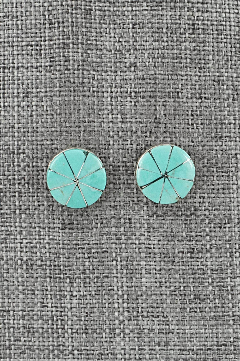 Turquoise & Sterling Silver Earrings - Johnson Laweka