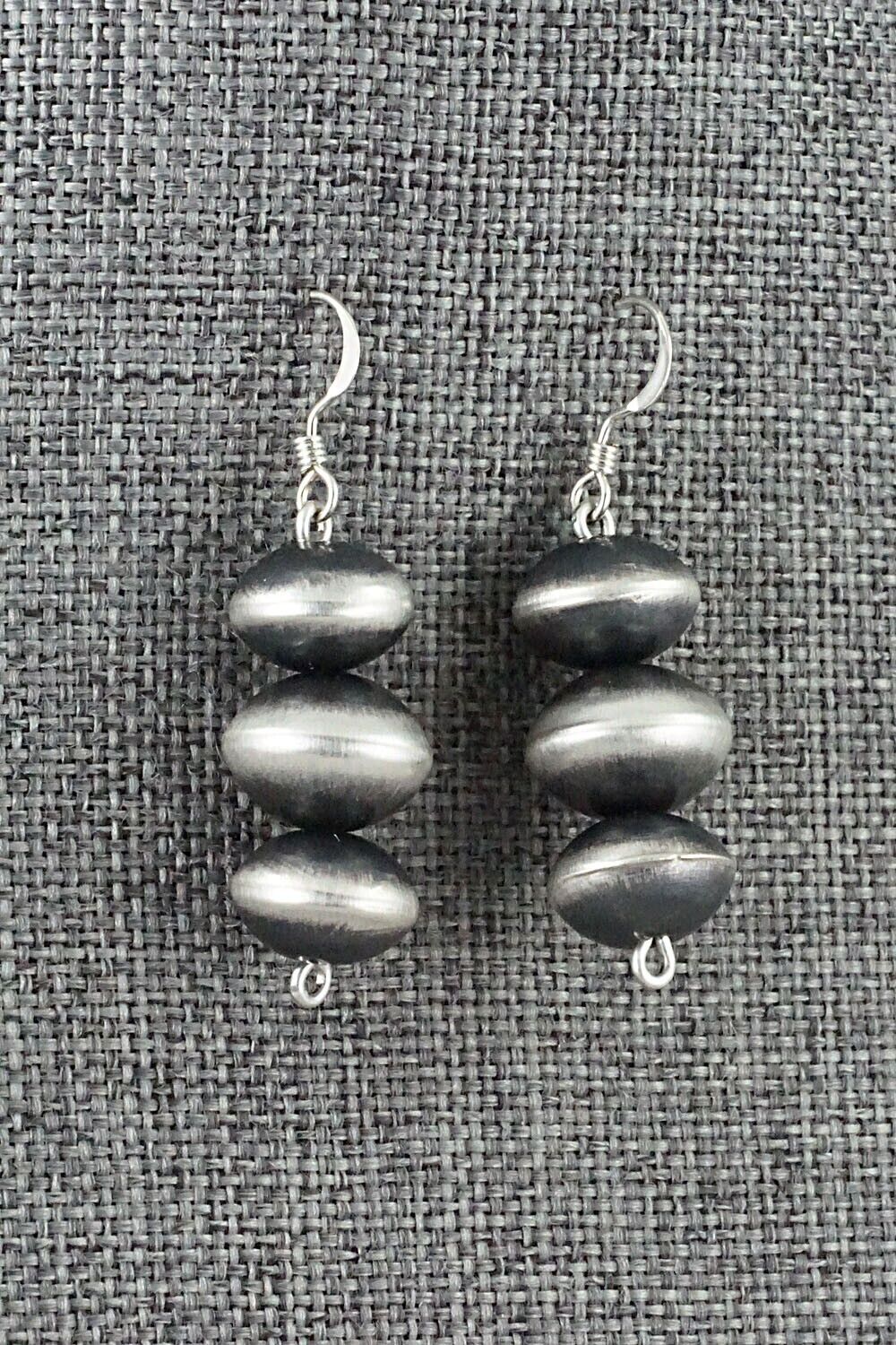 Sterling Silver Navajo Pearl Earrings - Presley Haley