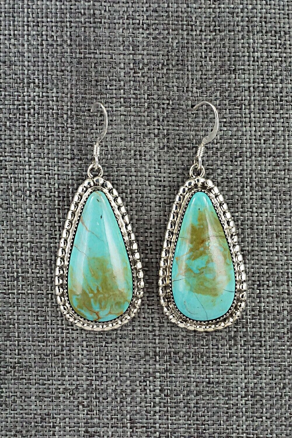 Turquoise & Sterling Silver Earrings - T. Skeets