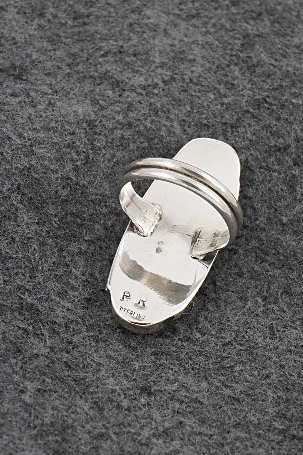 Multi-Stone & Sterling Silver Ring - Priscilla Reeder - Size 7