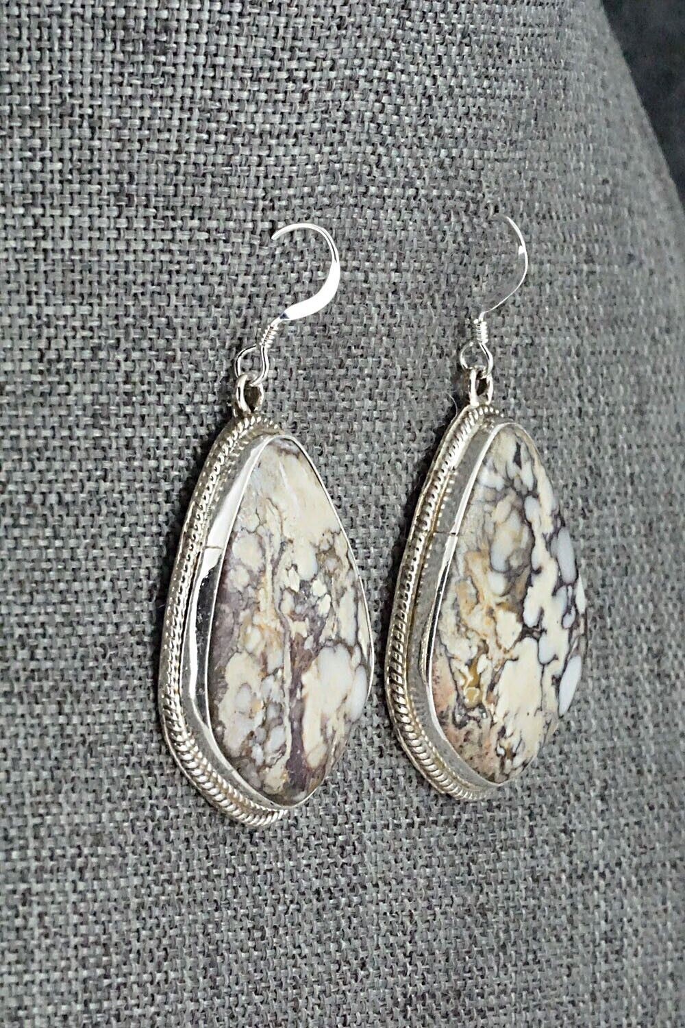 Wild Horse & Sterling Silver Earrings - Annie Spencer