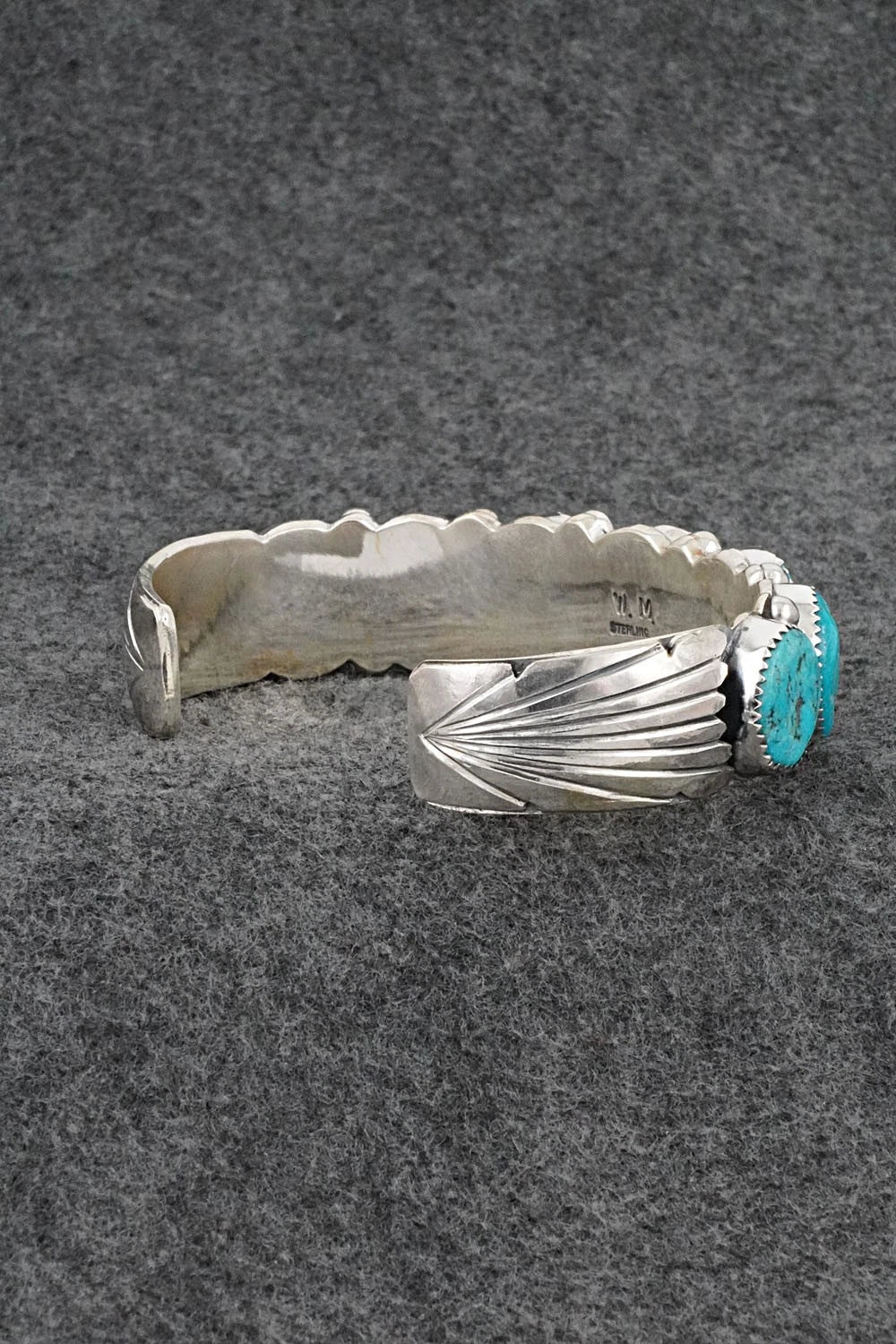 Turquoise & Sterling Silver Bracelet - Wilbert Muskett Sr.