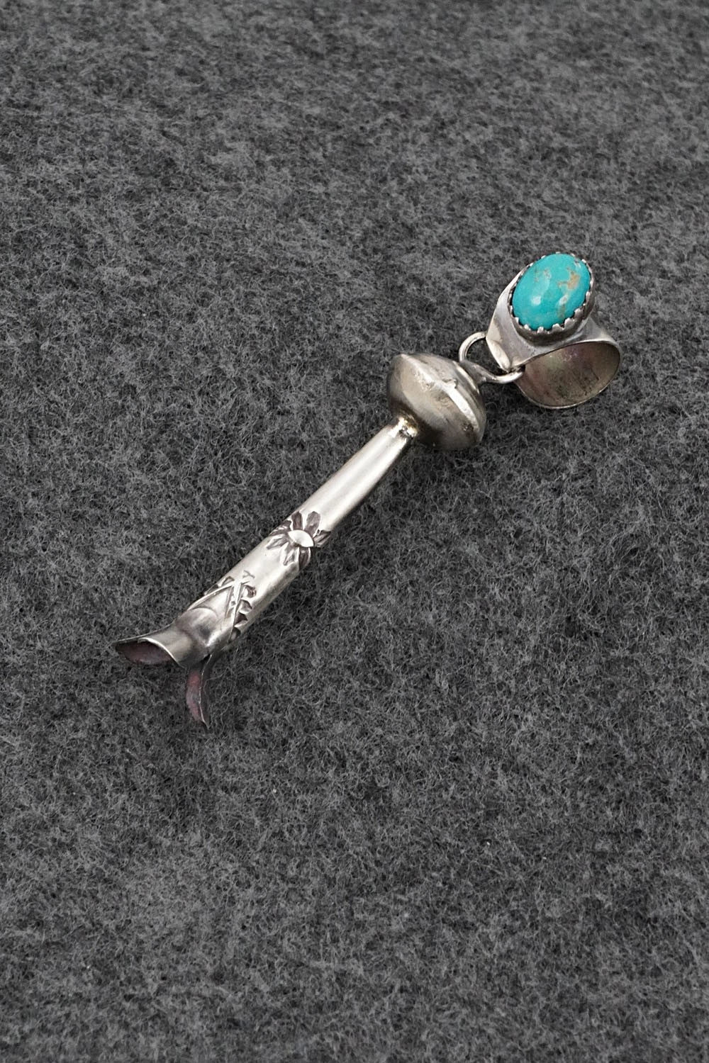 Turquoise & Sterling Silver Pendant - Phil Garcia