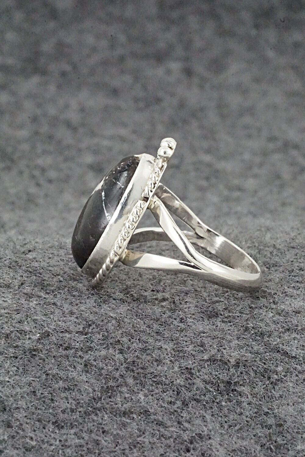 White Buffalo & Sterling Silver Ring - Paige Gordon - Size 7.75
