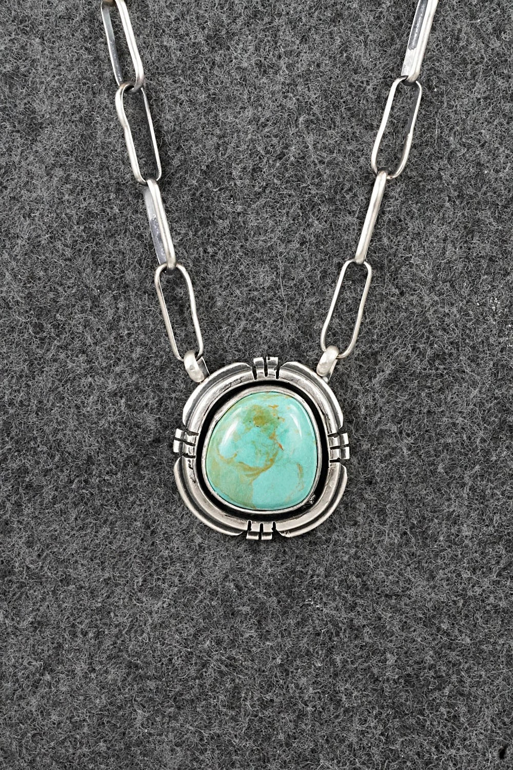 Turquoise & Sterling Silver Necklace - Daniel Benally