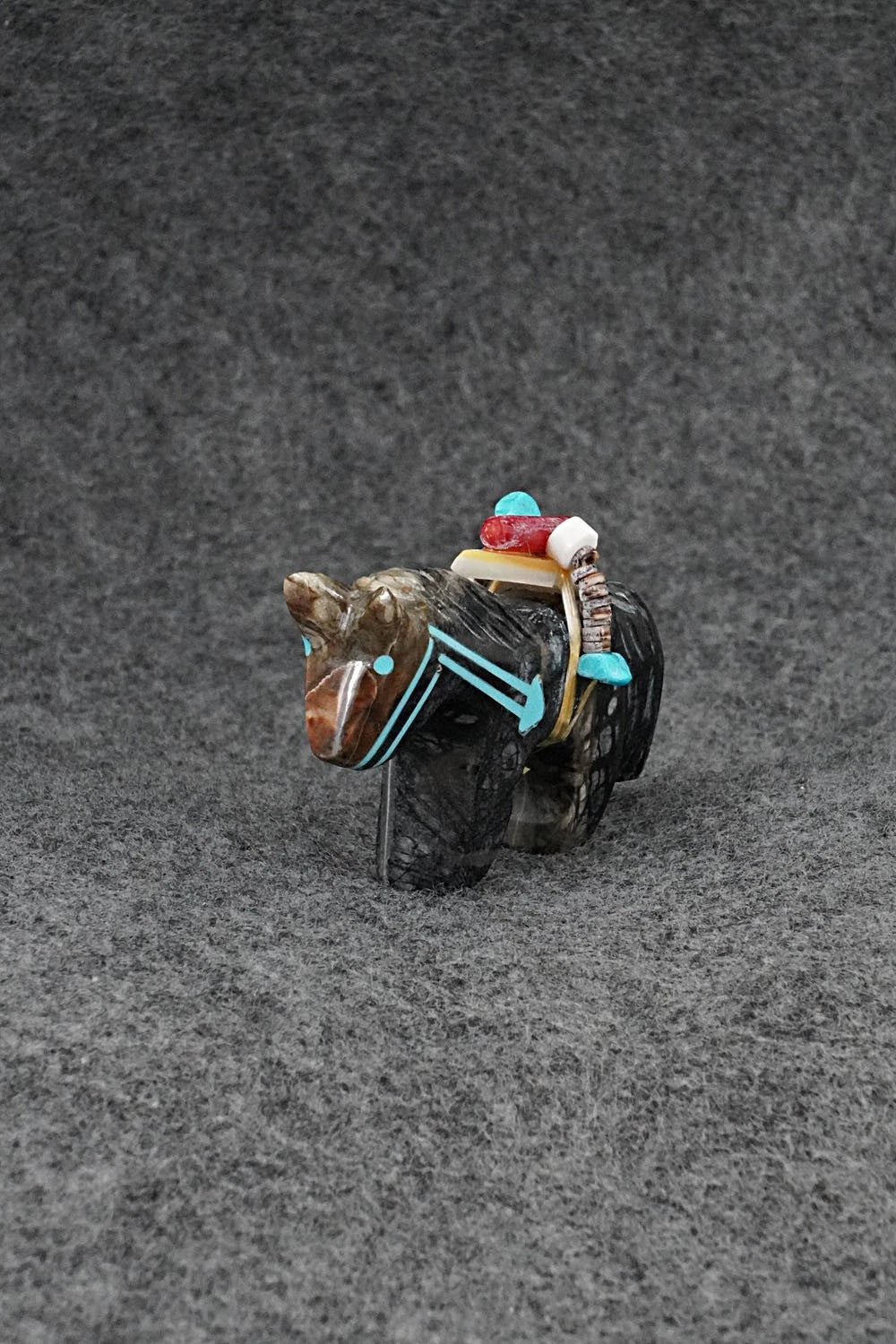 Horse Zuni Fetish Carving - Rodney Laiwakete