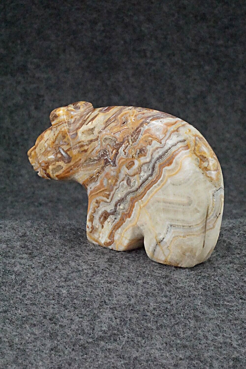 Bear Zuni Fetish Carving - Reynold Lunasee