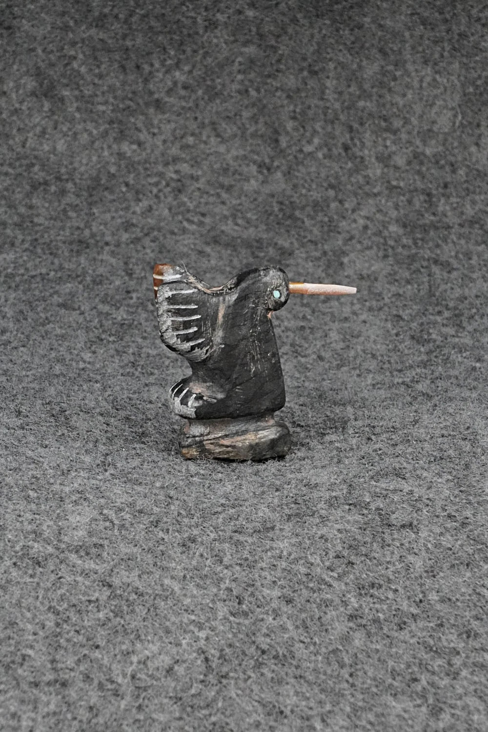 Hummingbird Zuni Fetish Carving - Justin Red Elk