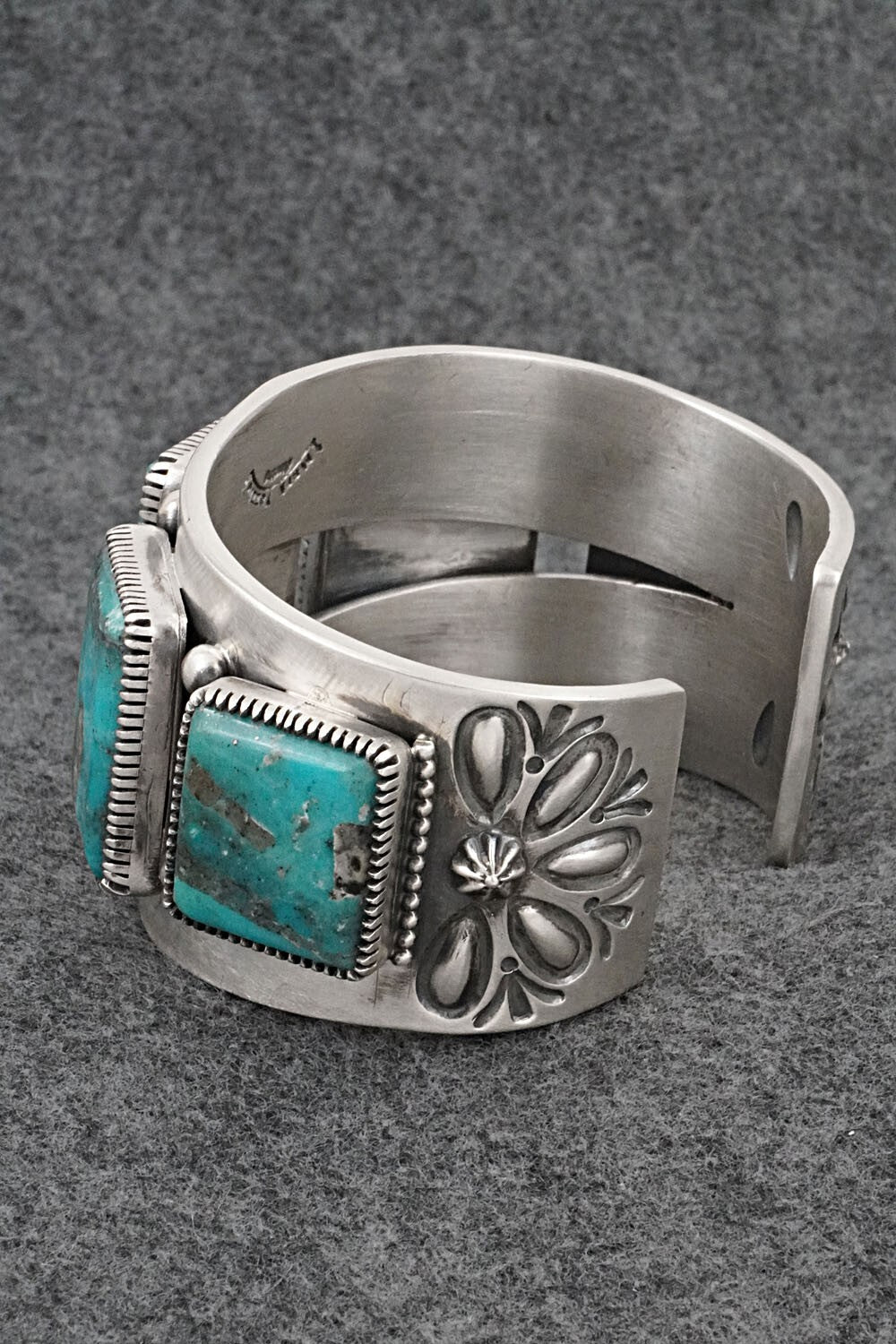 Turquoise & Sterling Silver Bracelet - Mark Yazzie