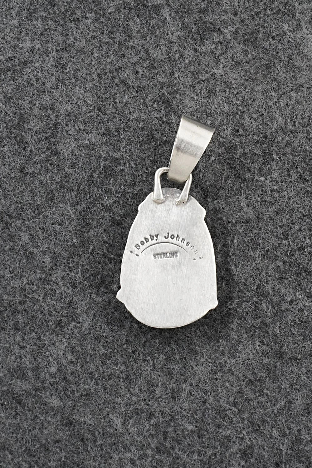 Turquoise & Sterling Silver Pendant - Bobby Johnson