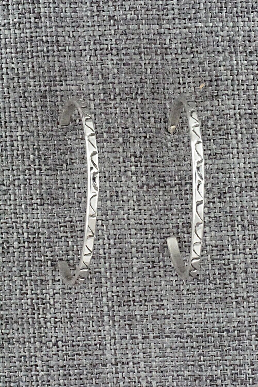 Sterling Silver Hoop Earrings - Elaine Tahe