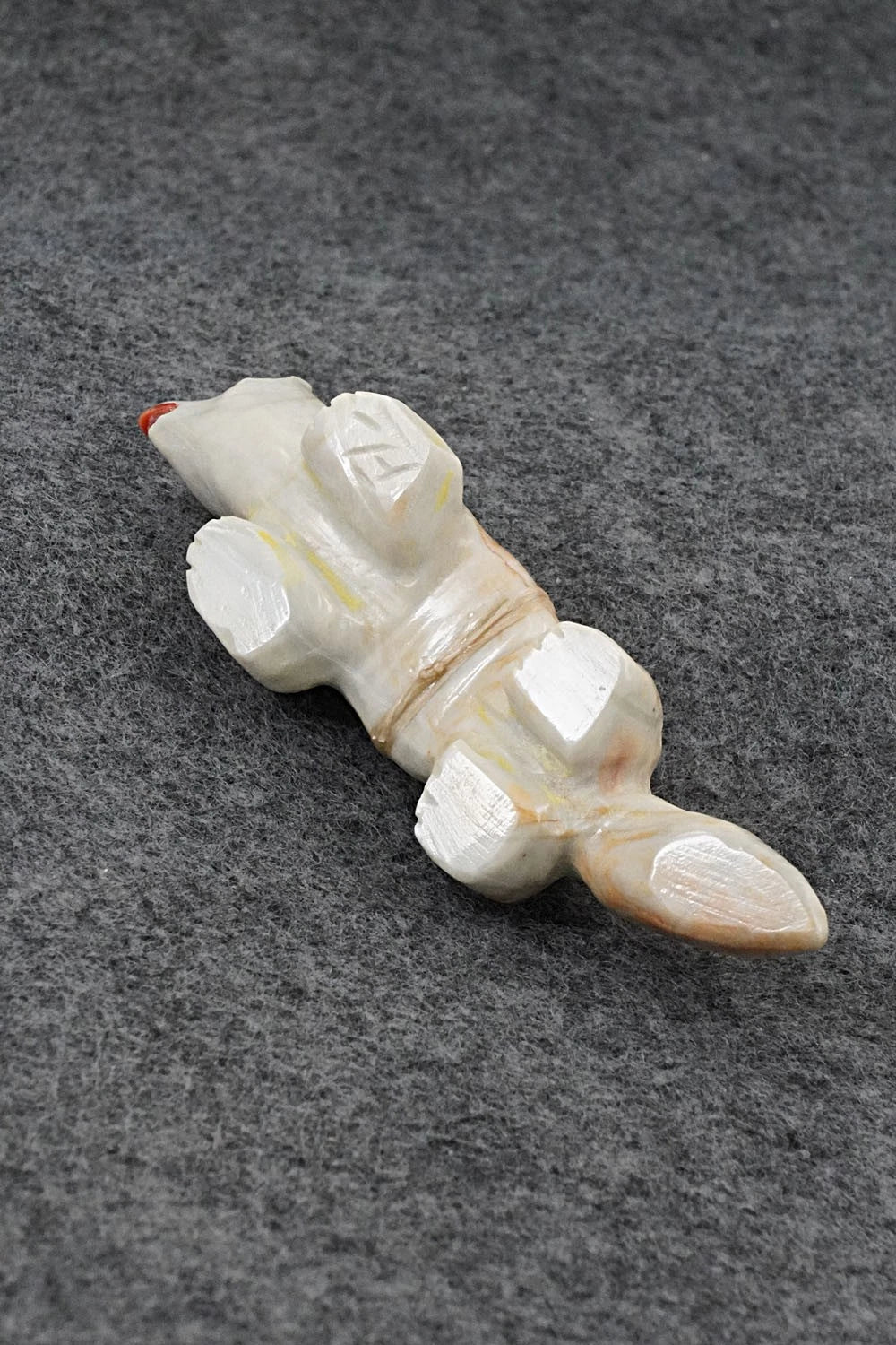 Wolf Zuni Fetish Carving - Freddie Leekya
