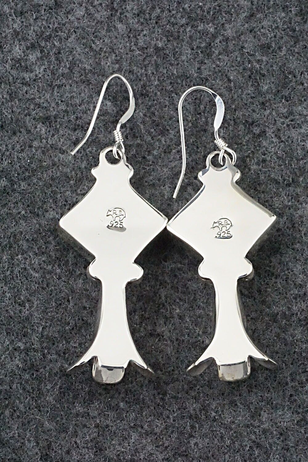 Gaspeite and Sterling Silver Earrings - Suzanna Johnson