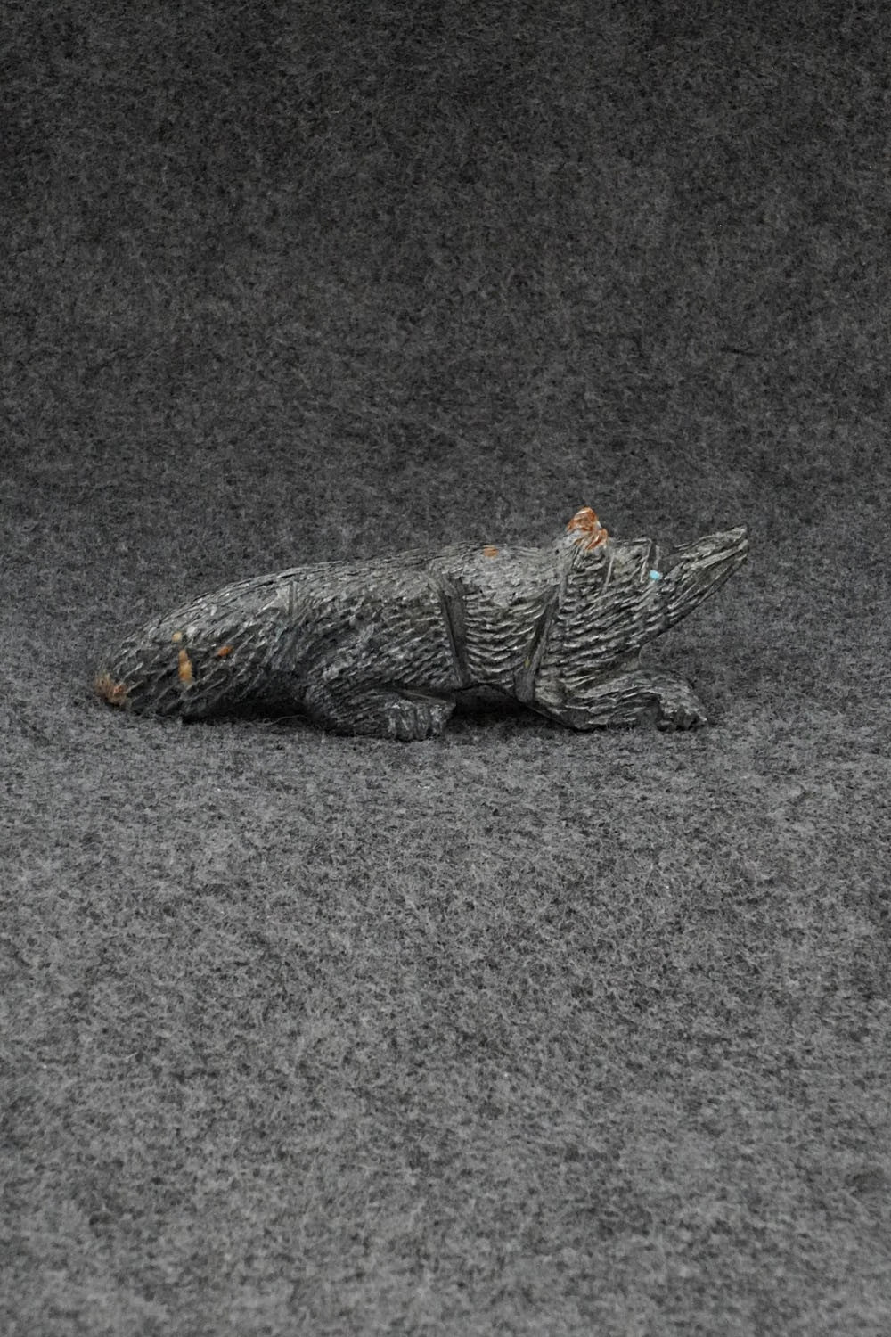 Wolf Zuni Fetish Carving - Tony Mackel