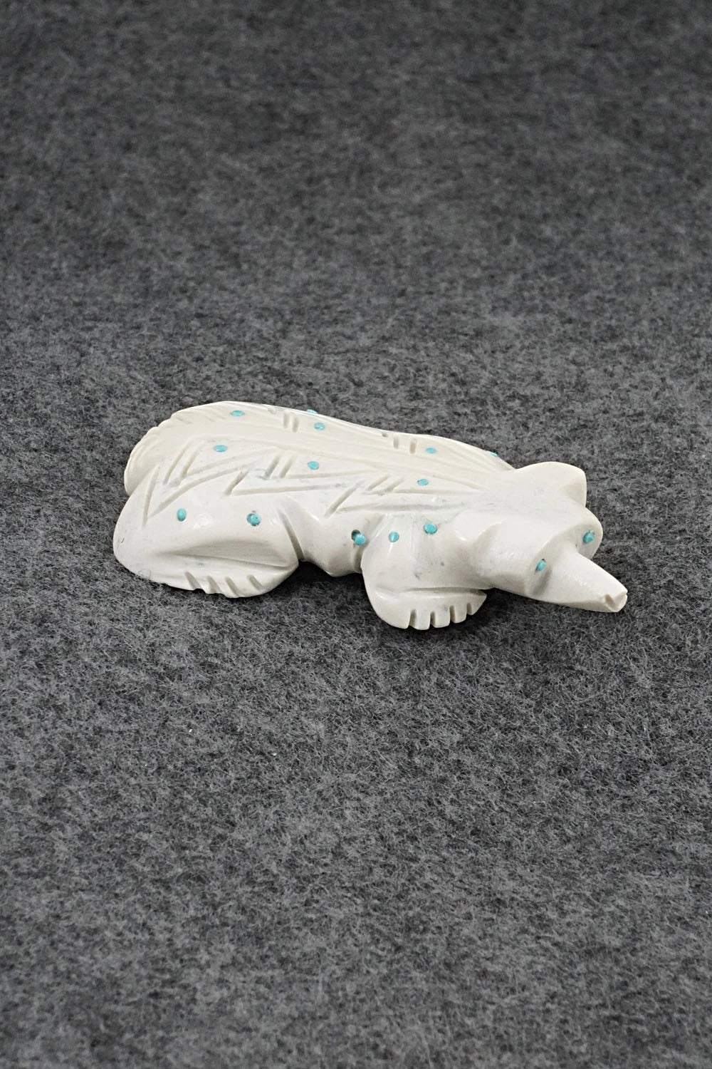 Badger Zuni Fetish Carving - Adrian Cachini