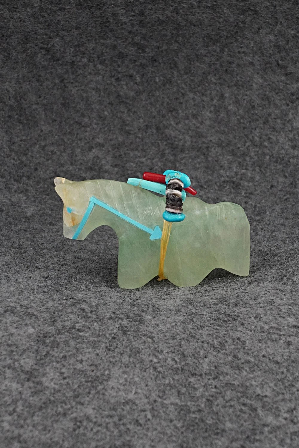 Horse Zuni Fetish Carving - Rodney Laiwakete