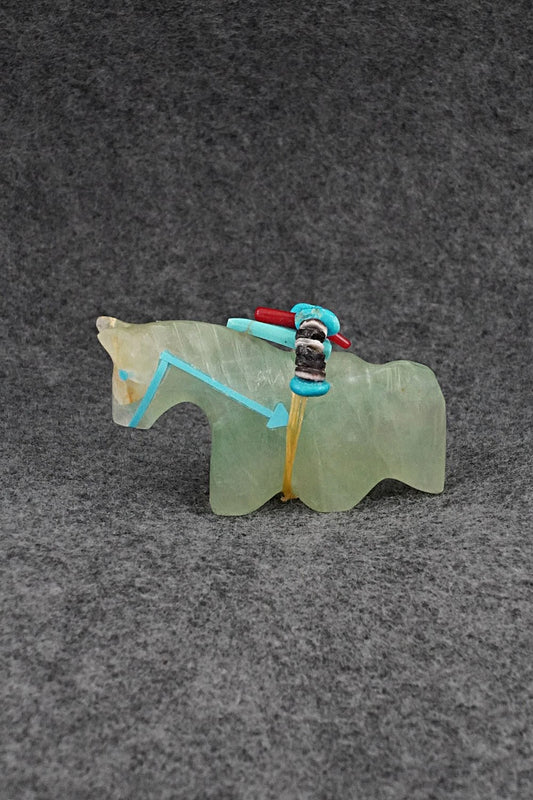 Horse Zuni Fetish Carving - Rodney Laiwakete