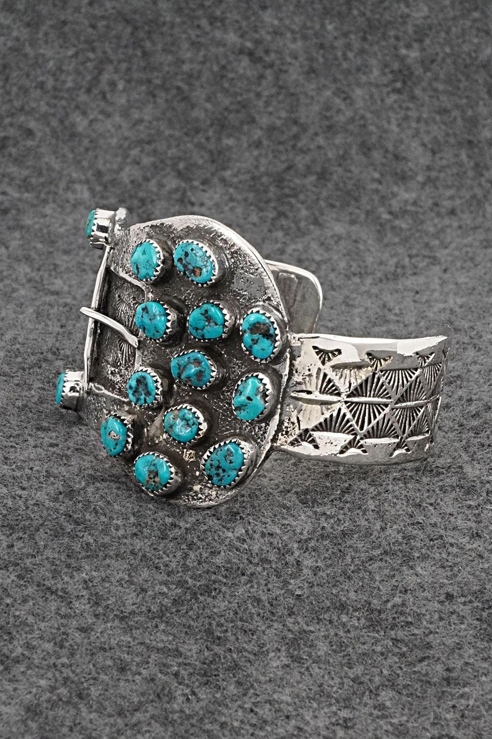 Turquoise & Sterling Silver Bracelet - Delbert Arviso