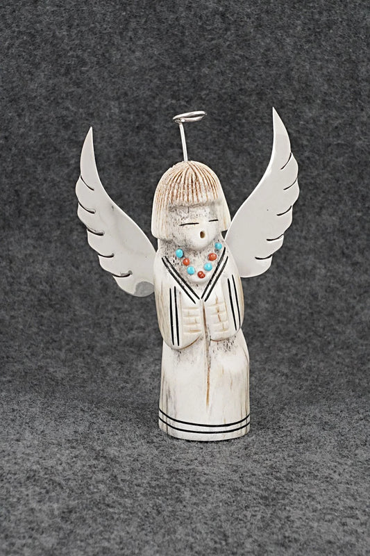 Angel Zuni Fetish Carving - Claudia Peina