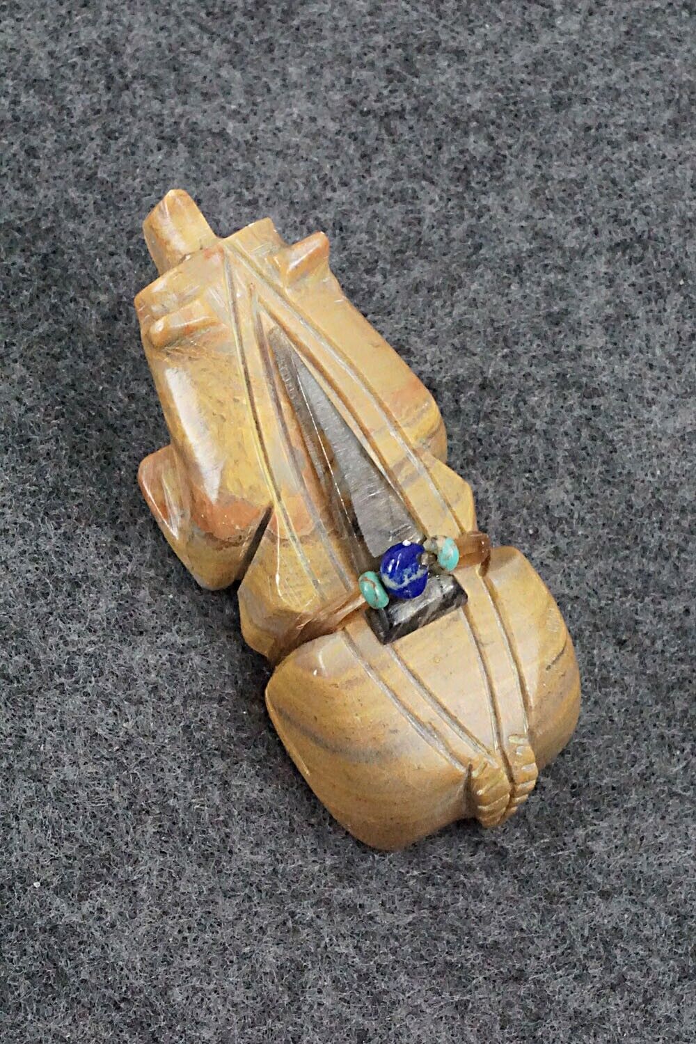 Badger Zuni Fetish Carving - Alex Tsethlikai