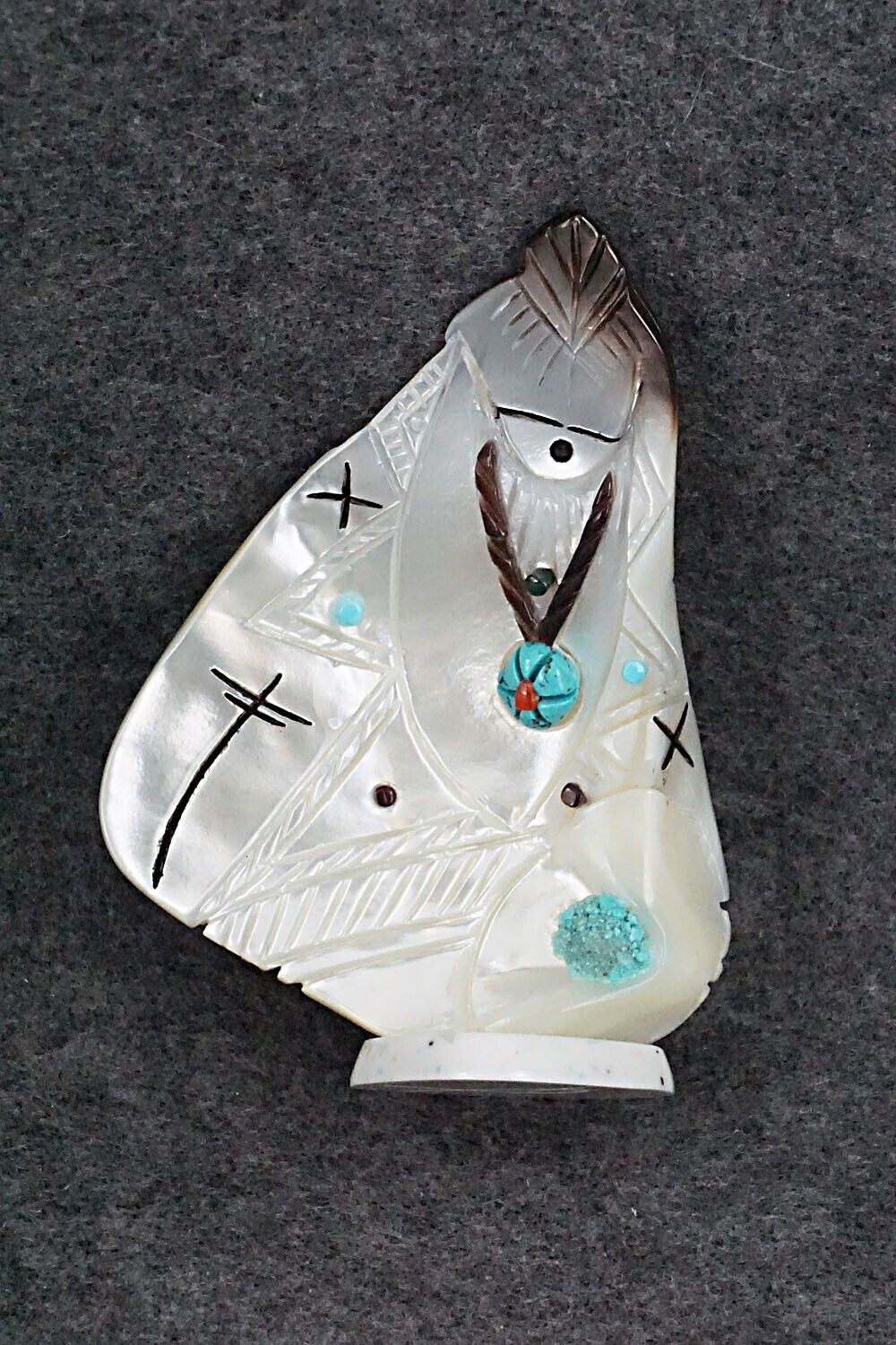 Corn Maiden Zuni Fetish Carving - Vickie Quandelacy