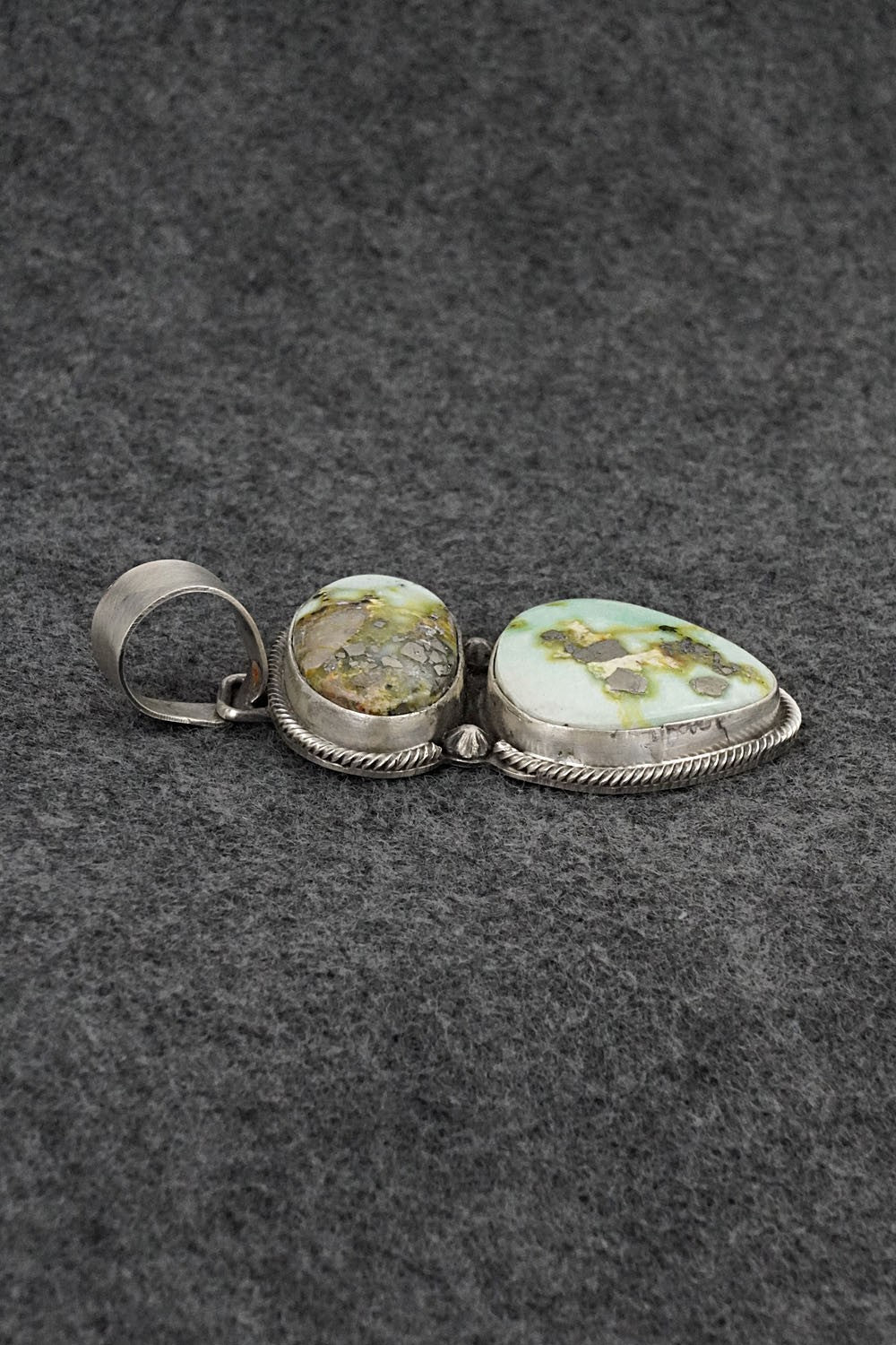 Variscite & Sterling Silver Pendant - Bobby Johnson