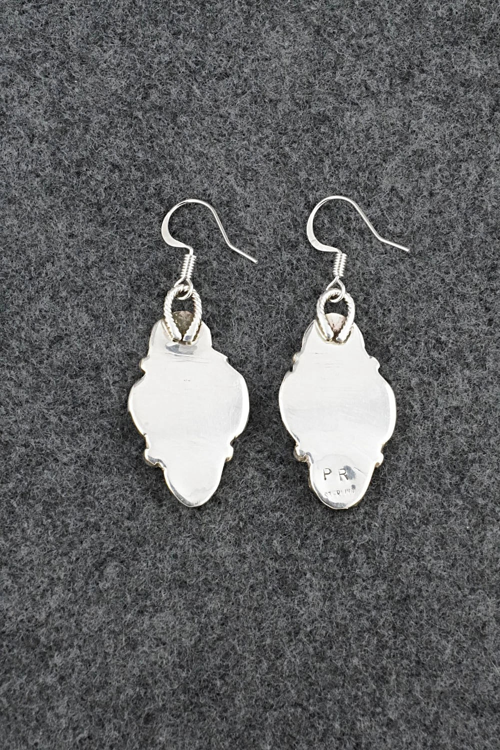 Turquoise & Sterling Silver Earrings - Priscilla Reeder