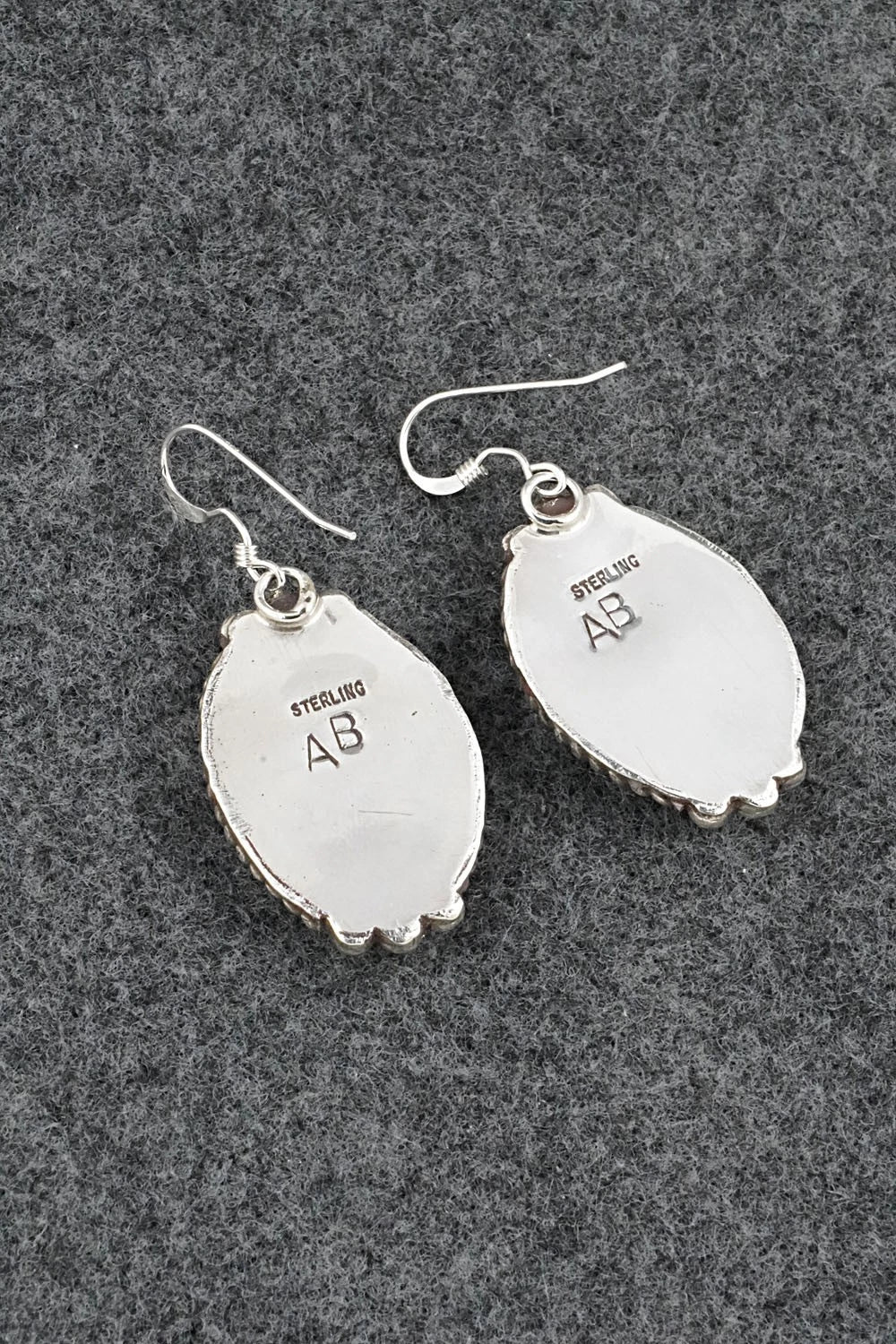Turquoise & Sterling Silver Earrings - Antwone Brown