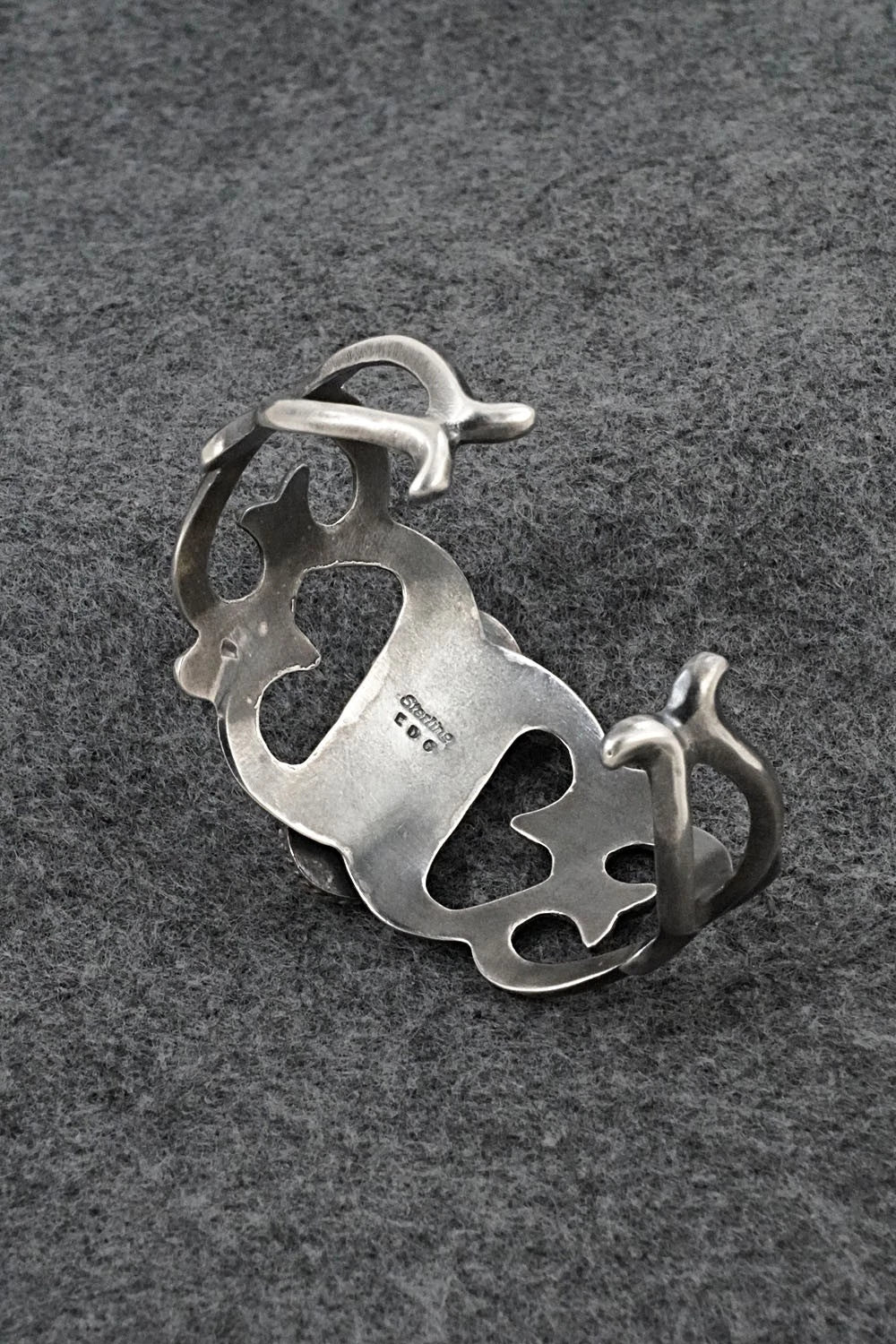 Turquoise & Sterling Silver Bracelet - Eugene Gruber