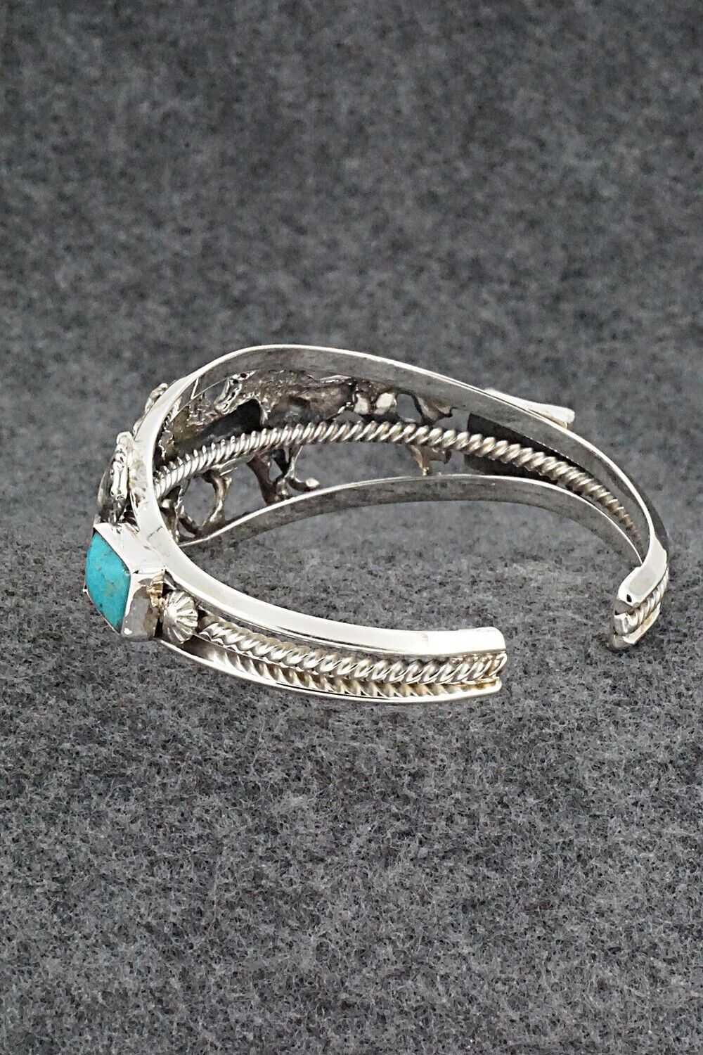 Turquoise & Sterling Silver Bracelet - Bobby Platero