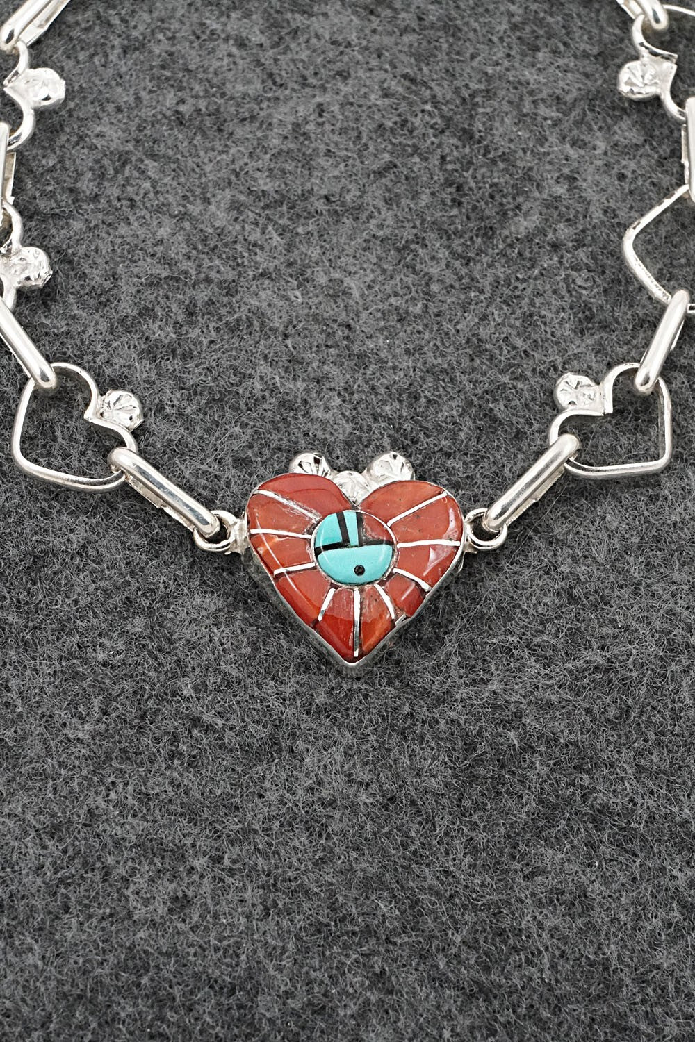 Multi-Stone & Sterling Silver Link Bracelet - Ola Eriacho