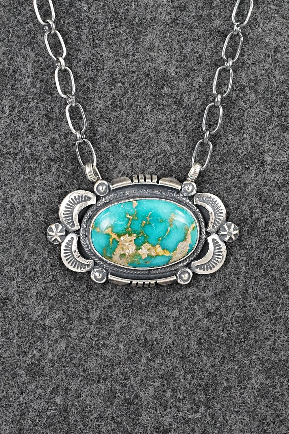 Turquoise & Sterling Silver Necklace - Daniel Benally