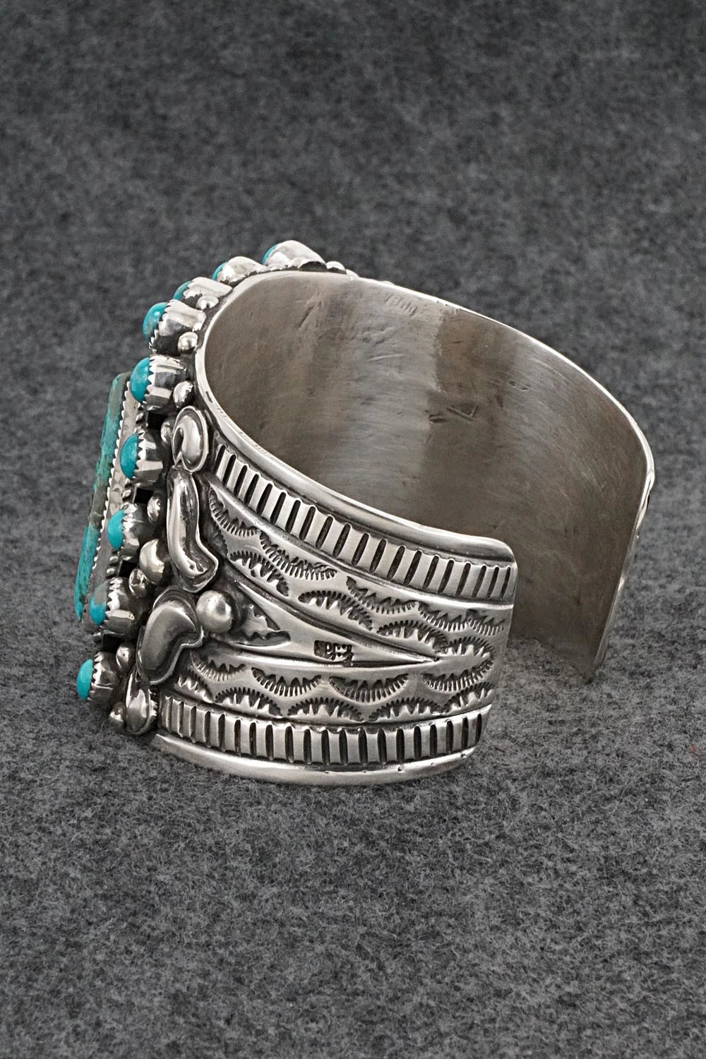 Turquoise & Sterling Silver Bracelet - Tillie Jon
