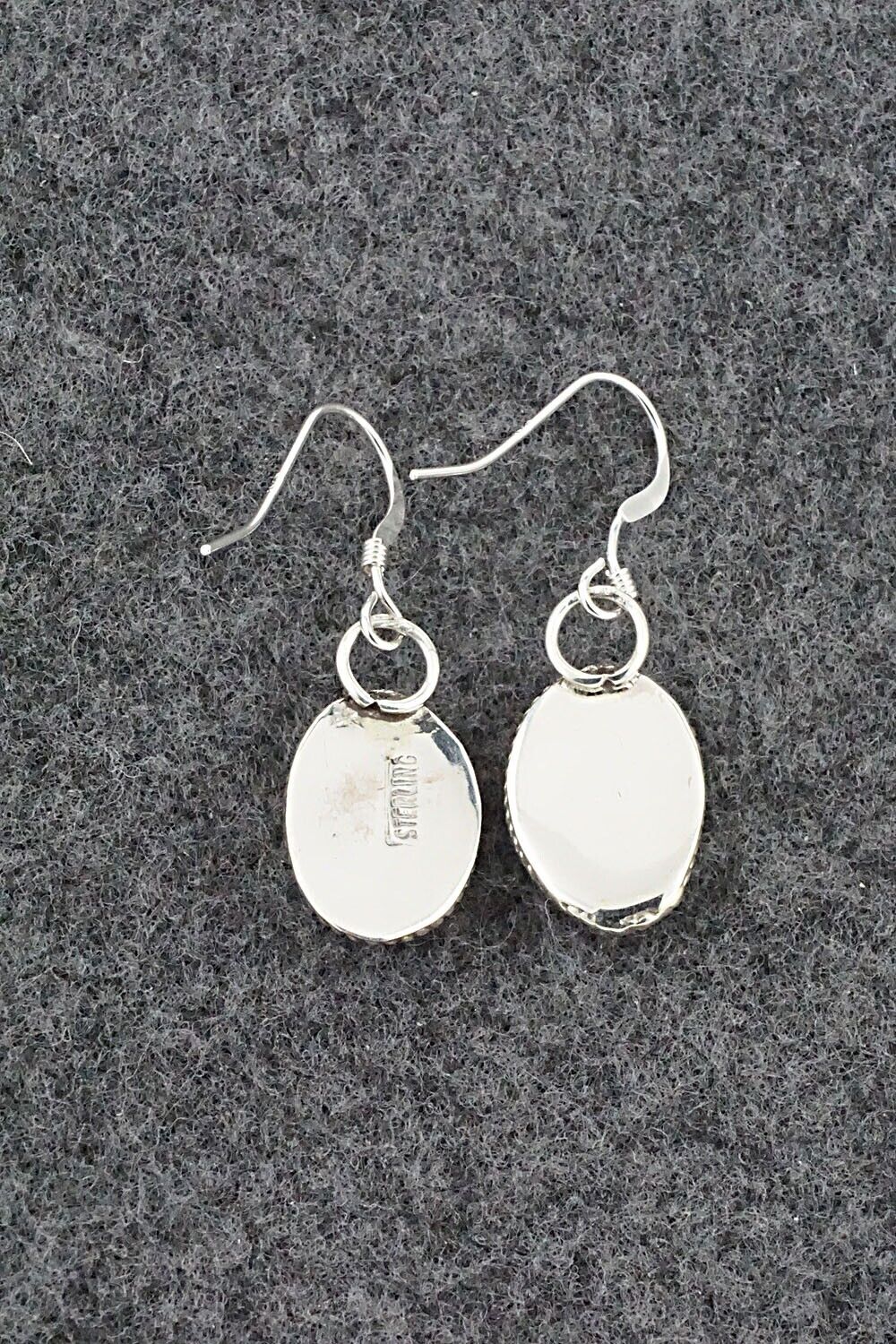 Turquoise & Sterling Silver Earrings - Ernest Hawthorne