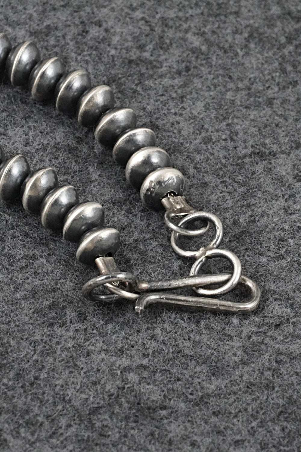 Sterling Silver Navajo Pearl Necklace 24" - Austin Haley